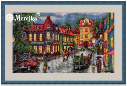 click here to view larger image of Old City. The (counted cross stitch kit)