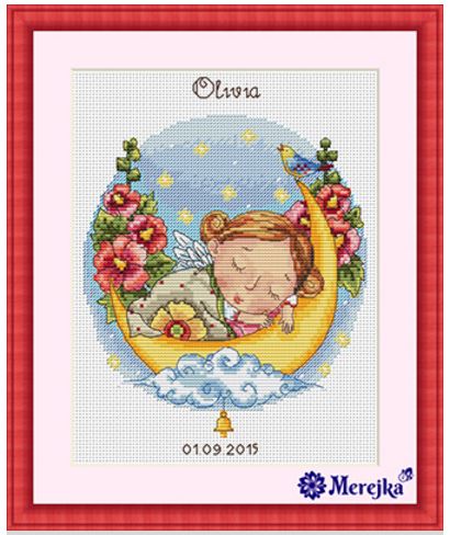 click here to view larger image of Lullaby for Daughter (counted cross stitch kit)