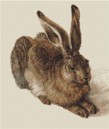 click here to view larger image of Young Hare, The (Albrecht Durer) (chart)