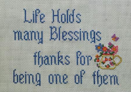 click here to view larger image of Life Holds Many Blessings (chart)