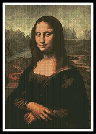 click here to view larger image of Mona Lisa  (Leonardo da Vinci) (chart)