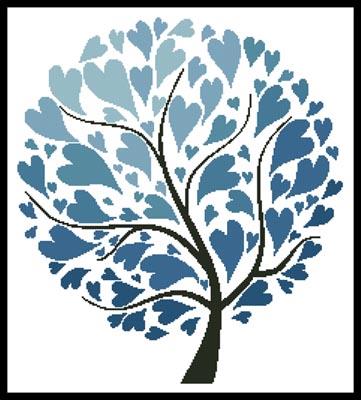 click here to view larger image of Winter Tree Of Hearts  (Kudryashka) (chart)