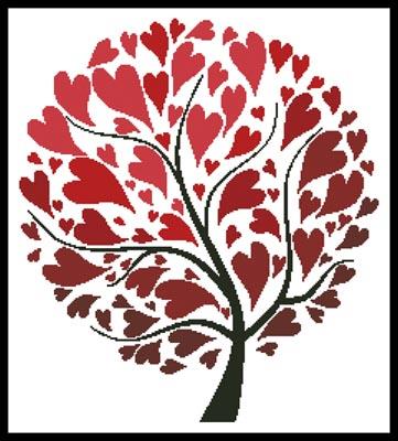 click here to view larger image of Tree Of Hearts  (Kudryashka) (chart)