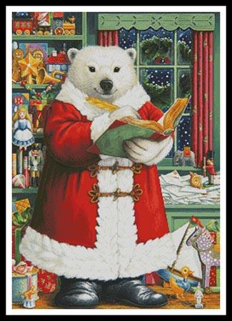 click here to view larger image of Santa Bear  (Lynn Bywaters) (chart)