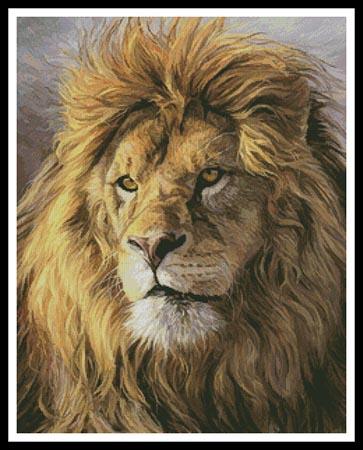 click here to view larger image of Portrait of a Lion  (Lucie Bilodeau) (chart)