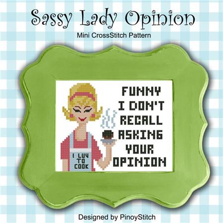 click here to view larger image of Sassy Lady Opinion (chart)