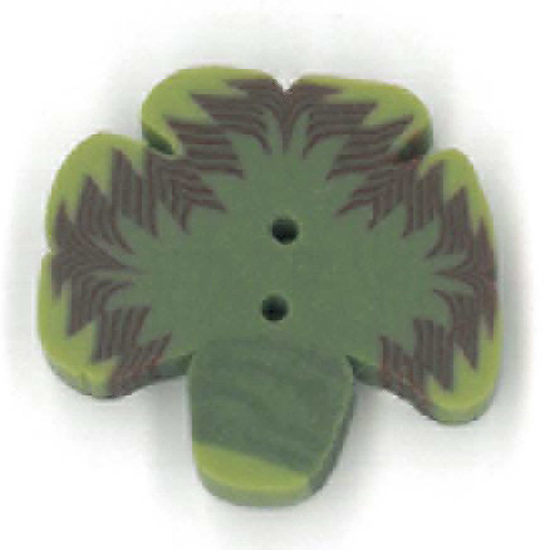 click here to view larger image of Small Three Leaf Clover Button (buttons)