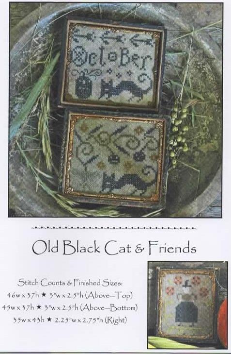 click here to view larger image of Old Black Cat and Friends (chart)