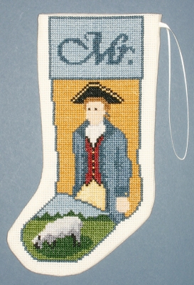 click here to view larger image of Mr Colonial Stocking Ornament (counted cross stitch kit)