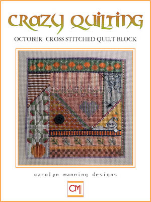 click here to view larger image of Crazy Quilting - October Block (chart)
