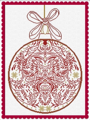 click here to view larger image of Christmas Ornament 2016 (chart)