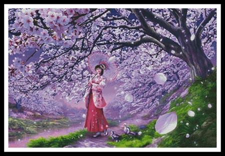 click here to view larger image of Sakura Kaze (Cherry Blossoms In The Wind) (chart)