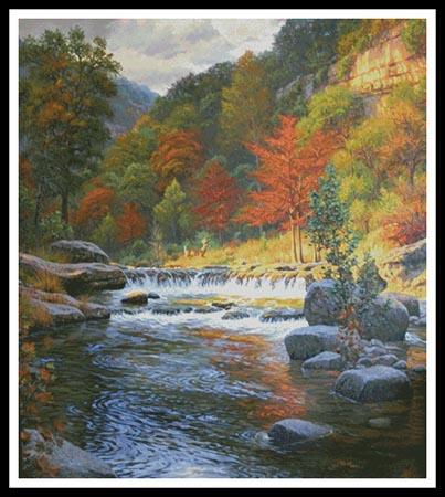 click here to view larger image of Autumn Serenity (Cushion)  (Mark Keathley) (chart)