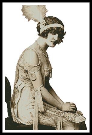click here to view larger image of Flapper Girl (No Background) (chart)