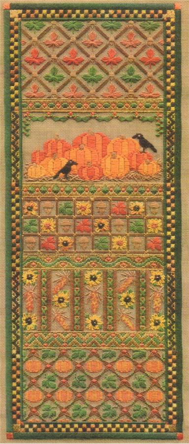 click here to view larger image of Fall Harvest Panel (counted canvas chart)