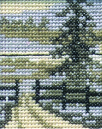 click here to view larger image of Spruce (counted cross stitch kit)