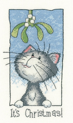 click here to view larger image of Its Christmas - Cats Rule (Aida) (counted cross stitch kit)