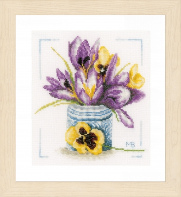 click here to view larger image of Crocus (counted cross stitch kit)
