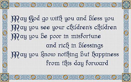 click here to view larger image of Blessings (chart)