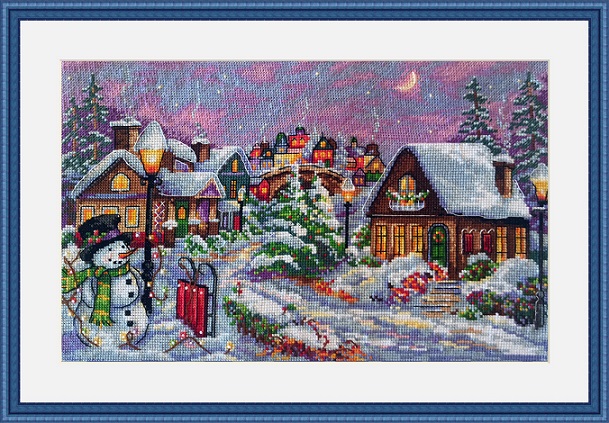 click here to view larger image of Christmas Night (counted cross stitch kit)