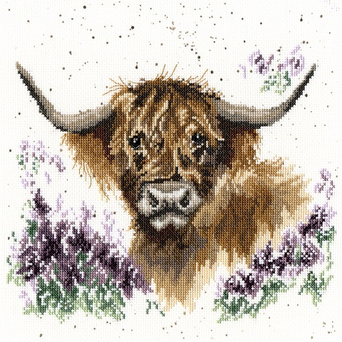 click here to view larger image of Highland Heathers (counted cross stitch kit)