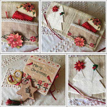 click here to view larger image of Merry Christmas Sewing Set ()
