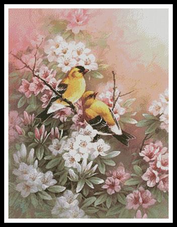 click here to view larger image of Yellow Finches  (T.C. Chiu) (chart)