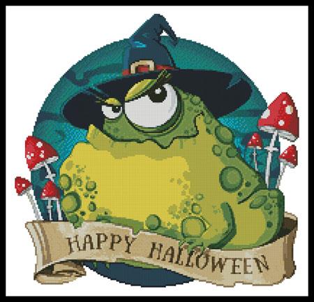 click here to view larger image of Halloween Toad  (Olga Grig) (chart)