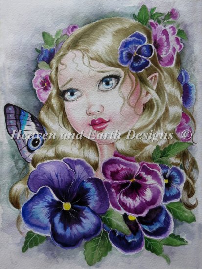 click here to view larger image of Baby Pansy Fairy (chart)