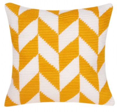 click here to view larger image of Herringbone Pattern Cushion (needlepoint)