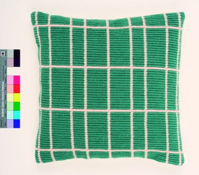click here to view larger image of Squares Cushion (needlepoint)