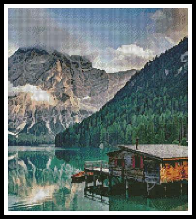 click here to view larger image of Pragser Wildsee Italy (Crop) (chart)