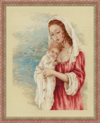 click here to view larger image of Tender Gaze (counted cross stitch kit)