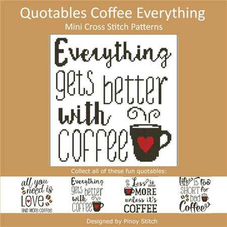 click here to view larger image of Quotables - Coffee Everything (chart)