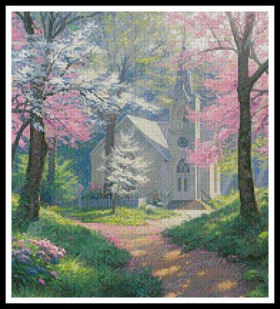 click here to view larger image of Spring Chapel (Cropped)  (Mark Keathley) (chart)