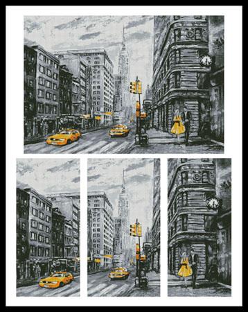 click here to view larger image of New York Abstract (Large)  (Lisima) (chart)