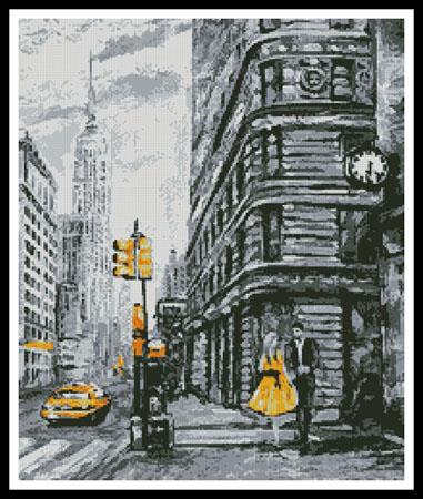 click here to view larger image of New York Abstract (Cropped)  (Lisima) (chart)
