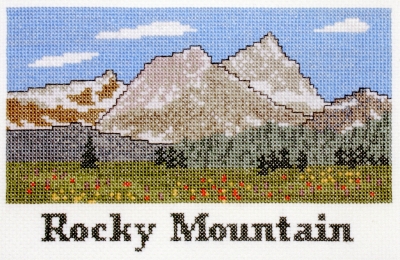 click here to view larger image of Rocky Mountain (counted cross stitch kit)