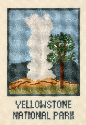 click here to view larger image of Old Faithful (counted cross stitch kit)