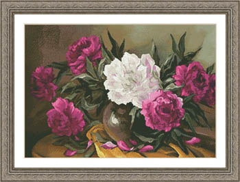 click here to view larger image of Purple Peonies (chart)