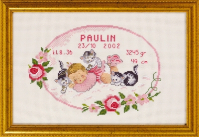 click here to view larger image of Baby Paulin (counted cross stitch kit)