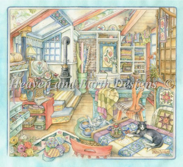 click here to view larger image of Quilting Room (chart)