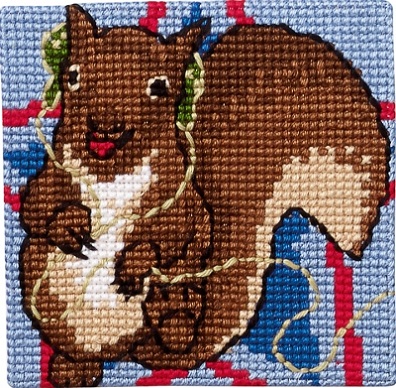 click here to view larger image of Squirrel - Printed Canvas (needlepoint)