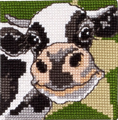 click here to view larger image of Cow - Printed Canvas (needlepoint)