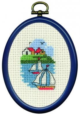 click here to view larger image of Two Boats (counted cross stitch kit)