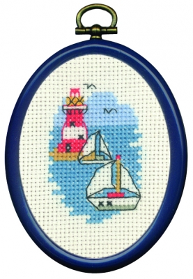 click here to view larger image of Lighthouse (counted cross stitch kit)