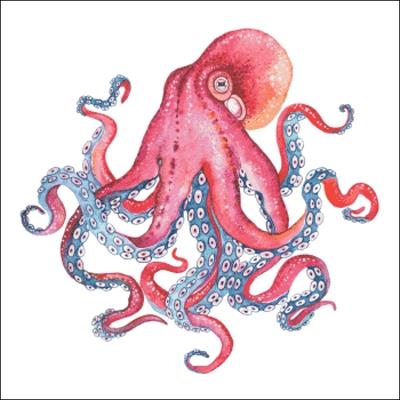 click here to view larger image of Watercolour Octopus (chart)