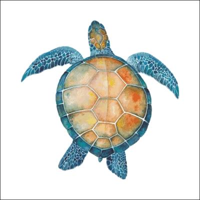 click here to view larger image of Watercolour Sea Turtle (chart)