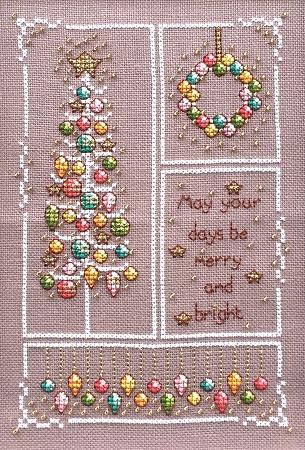click here to view larger image of Vintage Merry And Bright (chart)
