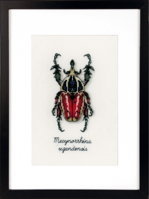 click here to view larger image of Red Beetle (counted cross stitch kit)